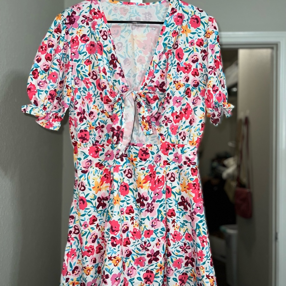 Shein Floral Midi Dress